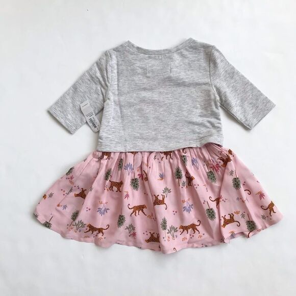 Old Navy NWT jungle  patterned  mix dress 12-18 months - Picture 5 of 5